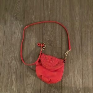 Color red and gold little polkadots in the middle vintage